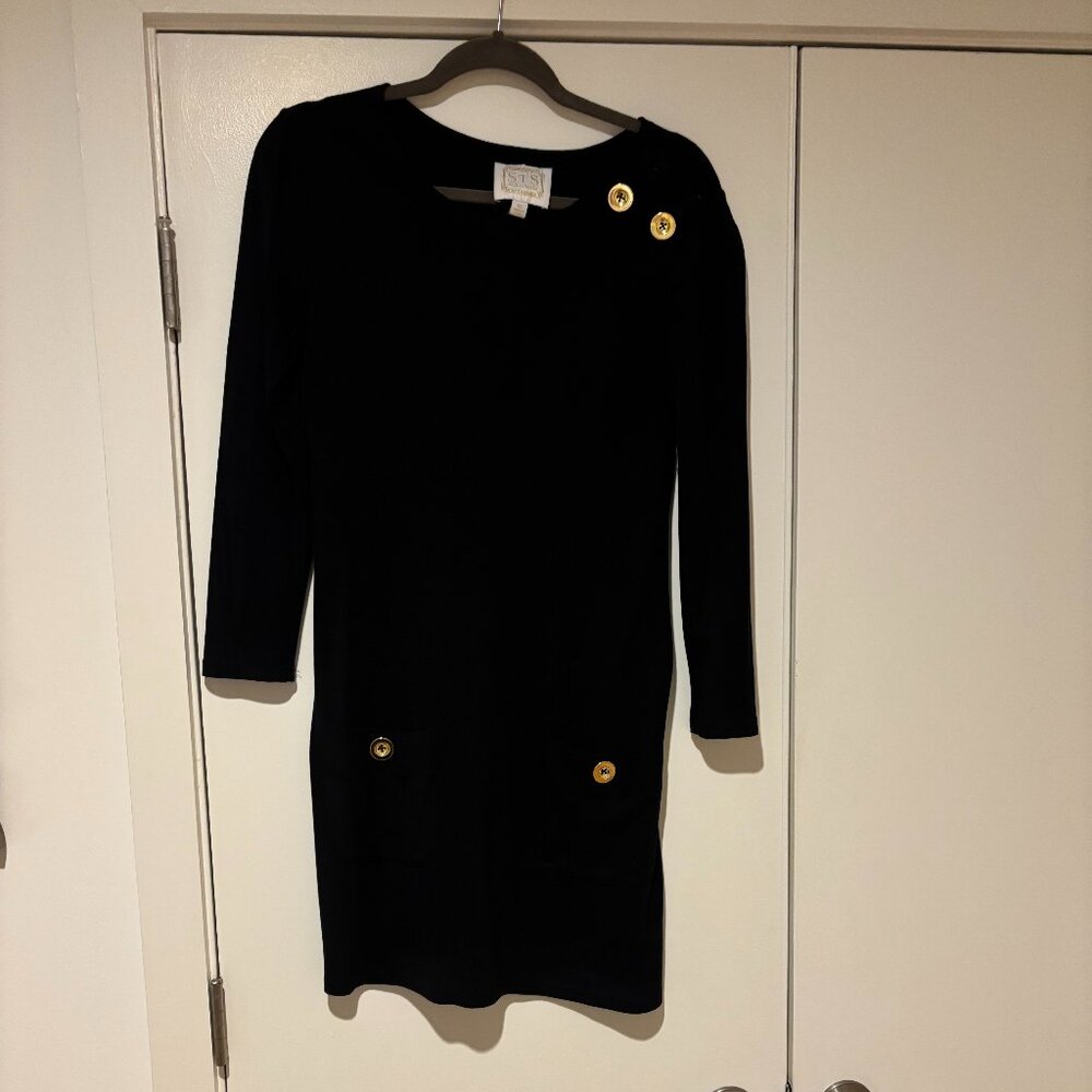 Vintage Sail to Sable Black Dress